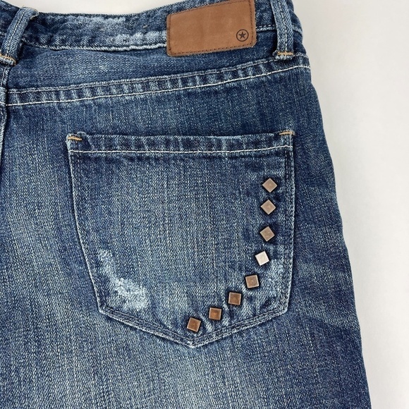 Converse One Star Crosby Tom Boy Jeans Womens 4 Blue Denim Distressed - Picture 13 of 15